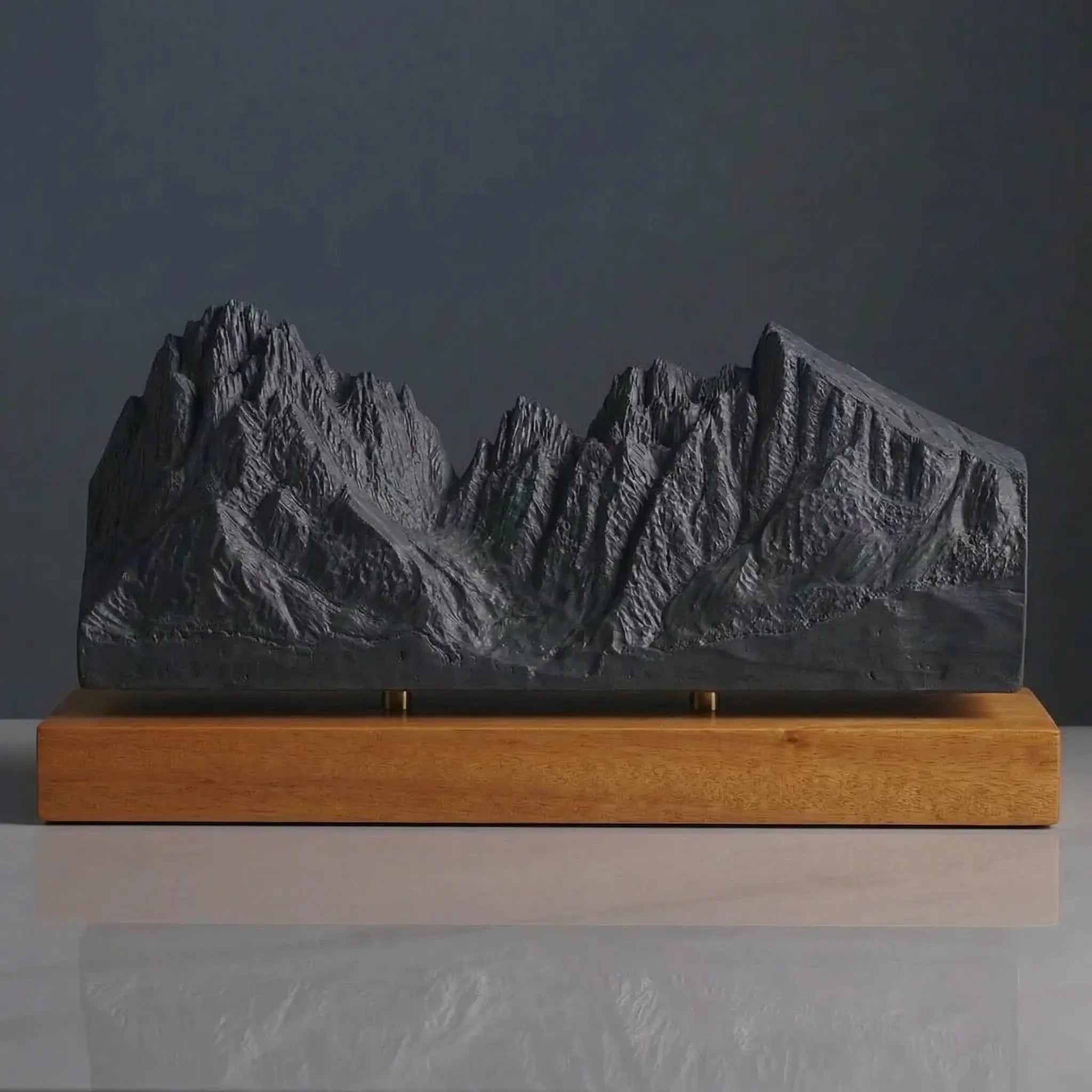 Langkofel Sculpture (View from Val Gardena, Dolomites) Sculpted Peaks