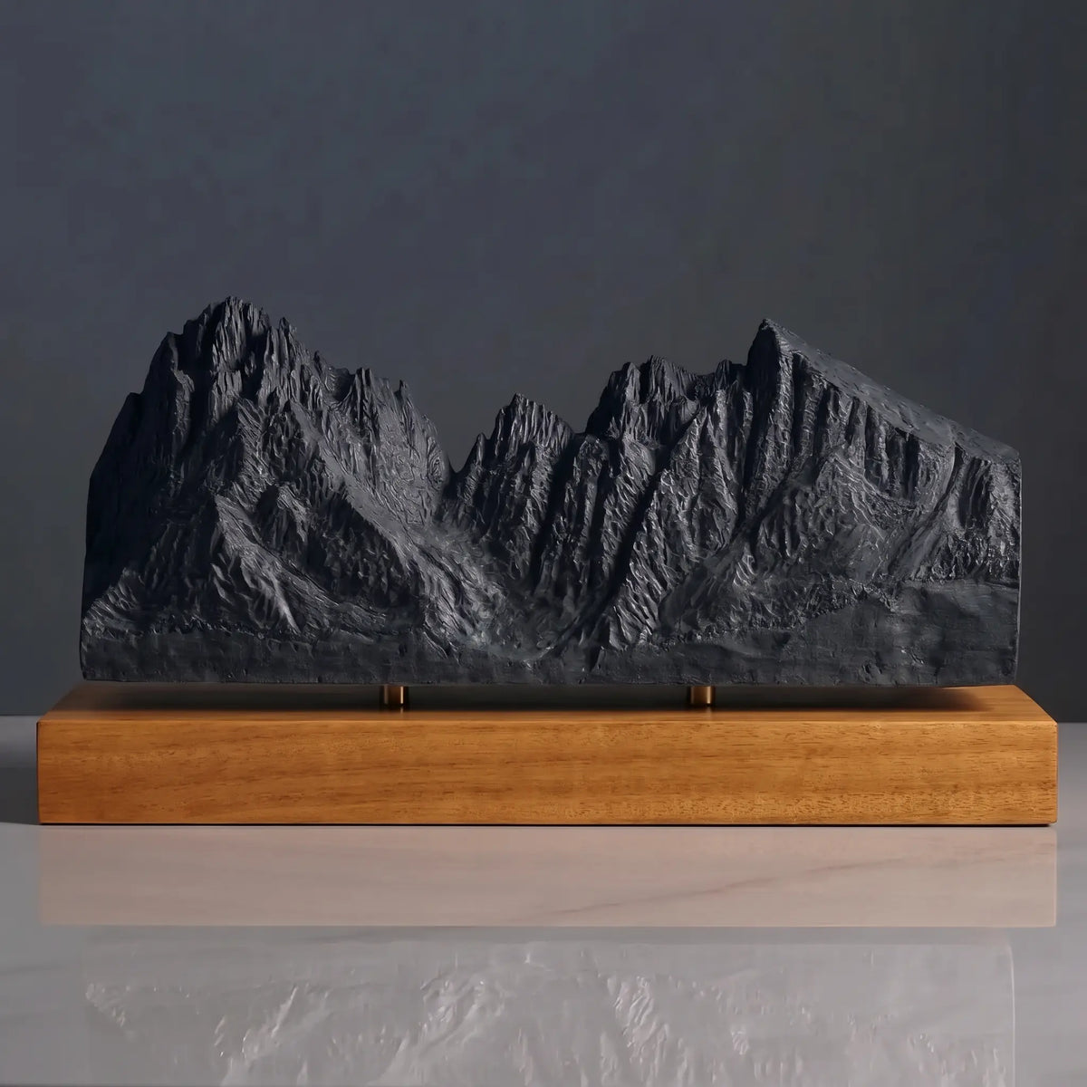 Langkofel Sculpture (View from Val Gardena, Dolomites) Sculpted Peaks