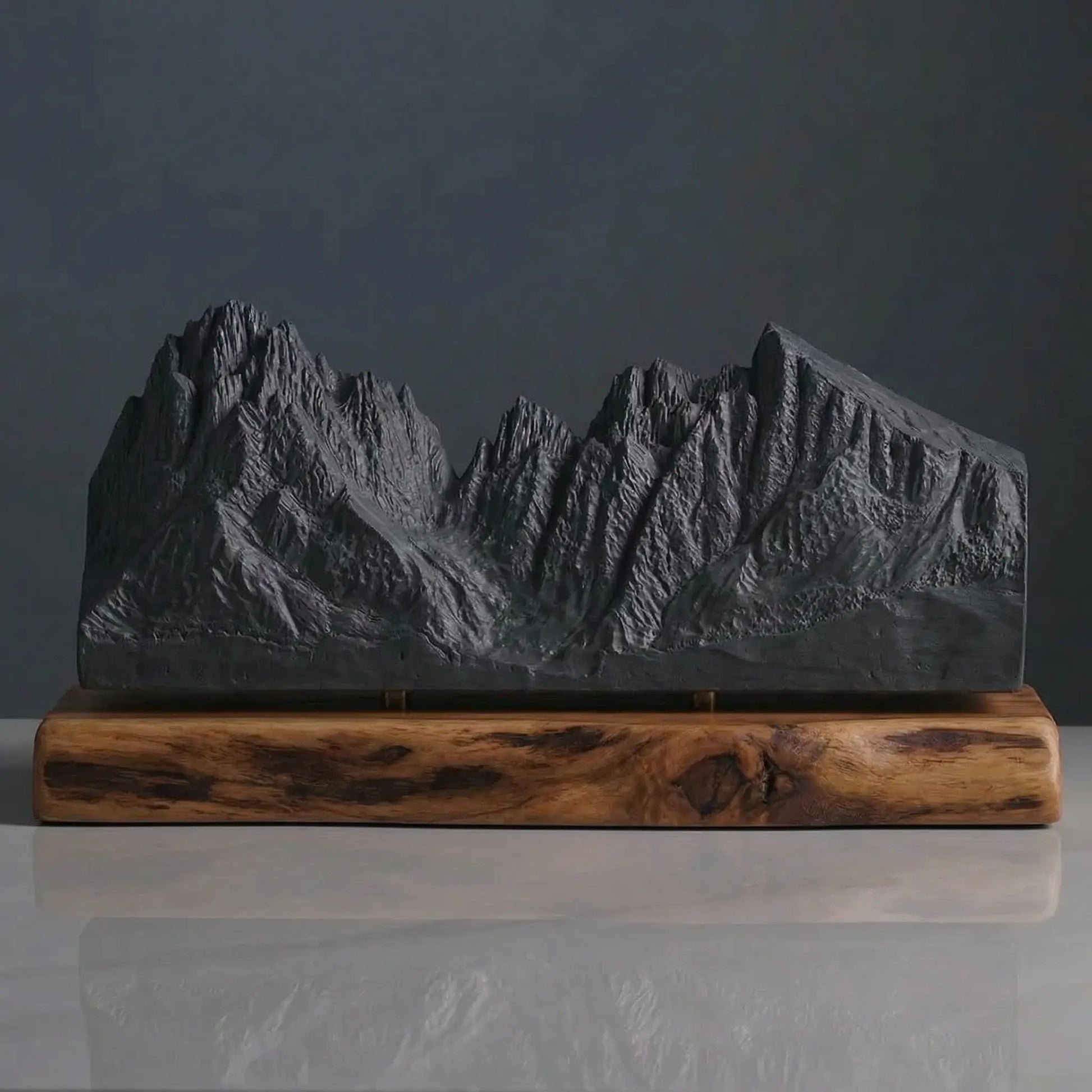 Langkofel Sculpture (View from Val Gardena, Dolomites) Sculpted Peaks