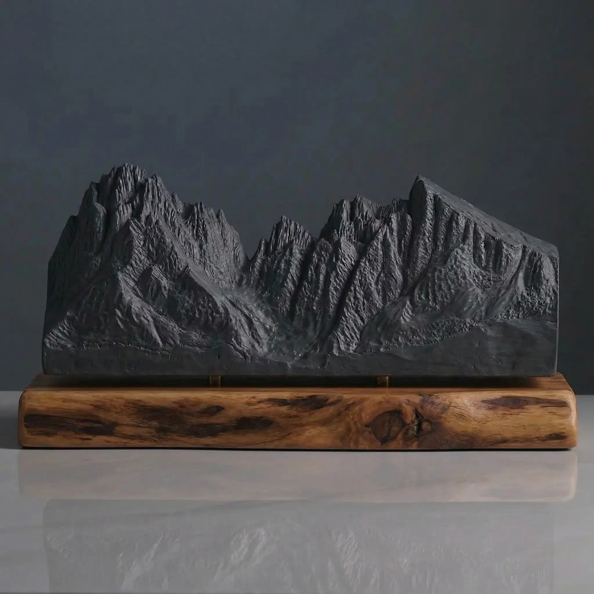 Langkofel Sculpture (View from Val Gardena, Dolomites) Sculpted Peaks