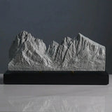 Langkofel Sculpture (View from Val Gardena, Dolomites)