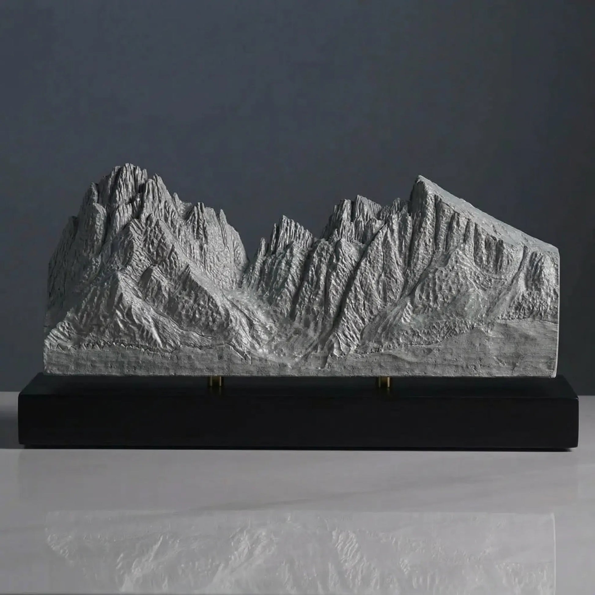 Langkofel Sculpture (View from Val Gardena, Dolomites) Sculpted Peaks