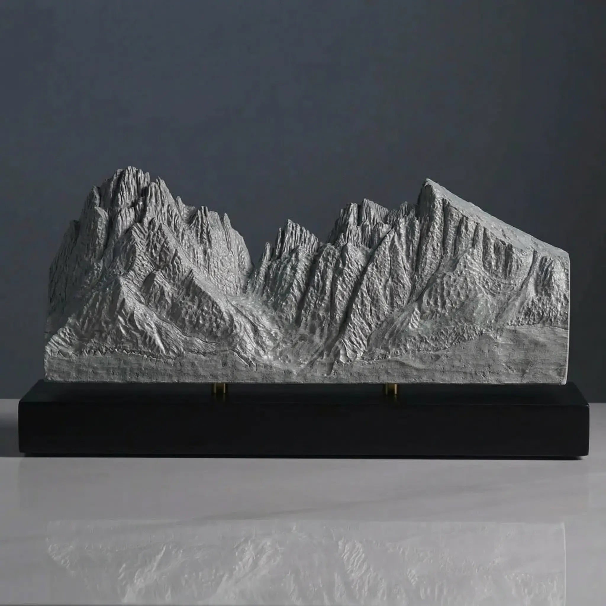 Langkofel Sculpture (View from Val Gardena, Dolomites) Sculpted Peaks