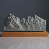 Langkofel Sculpture (View from Val Gardena, Dolomites)