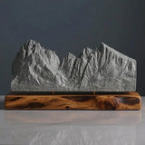Langkofel Sculpture (View from Val Gardena, Dolomites)