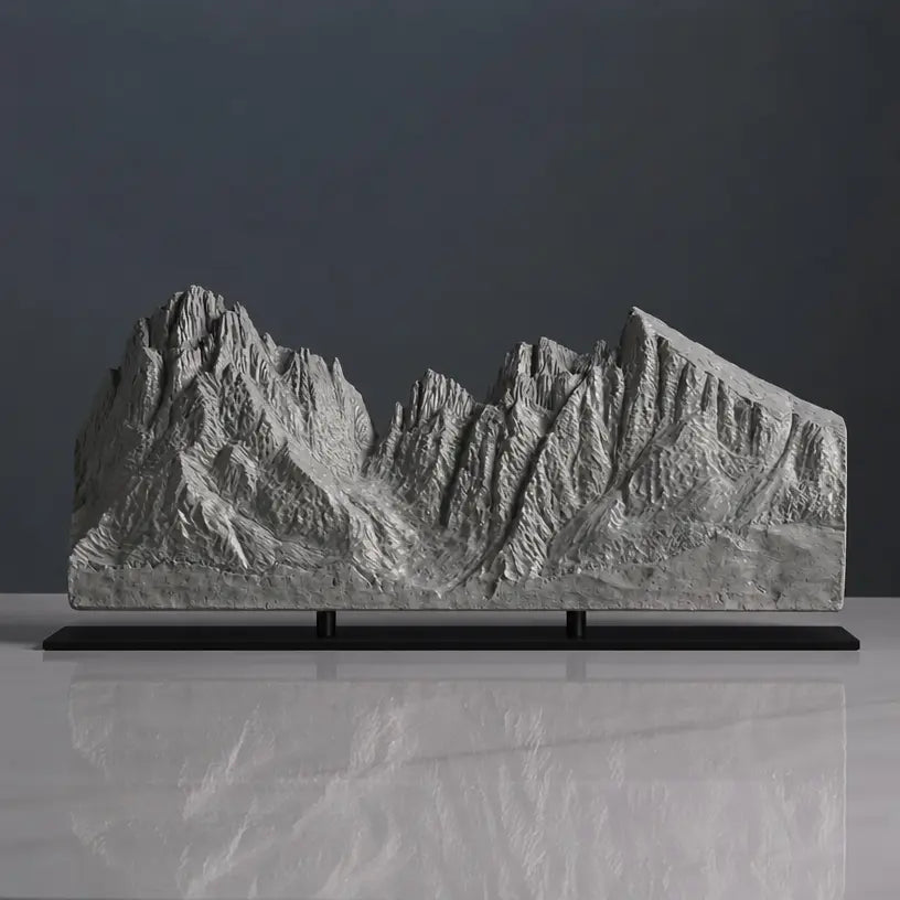 Langkofel Sculpture (View from Val Gardena, Dolomites) Sculpted Peaks