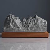 Langkofel Sculpture (View from Val Gardena, Dolomites)