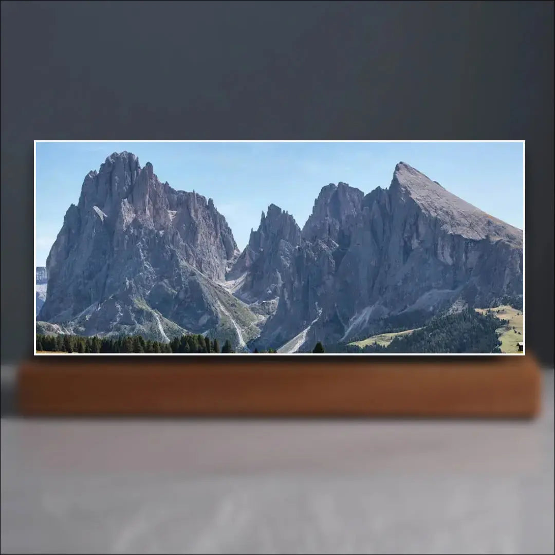 Langkofel Sculpture (View from Val Gardena, Dolomites) Sculpted Peaks