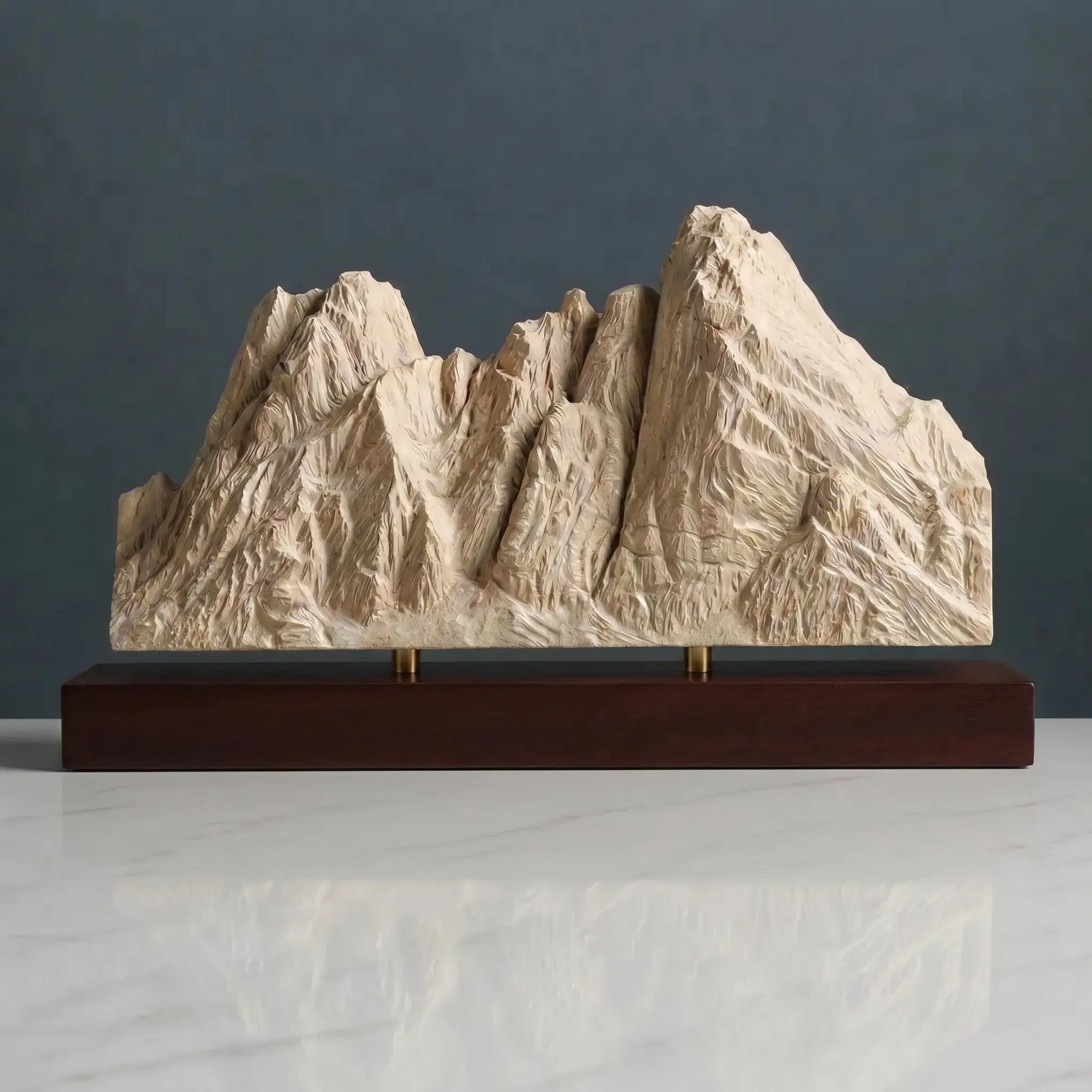 Liberty Bell Mountain Sculpture (View from Washington Pass, Washington) Sculpted Peaks