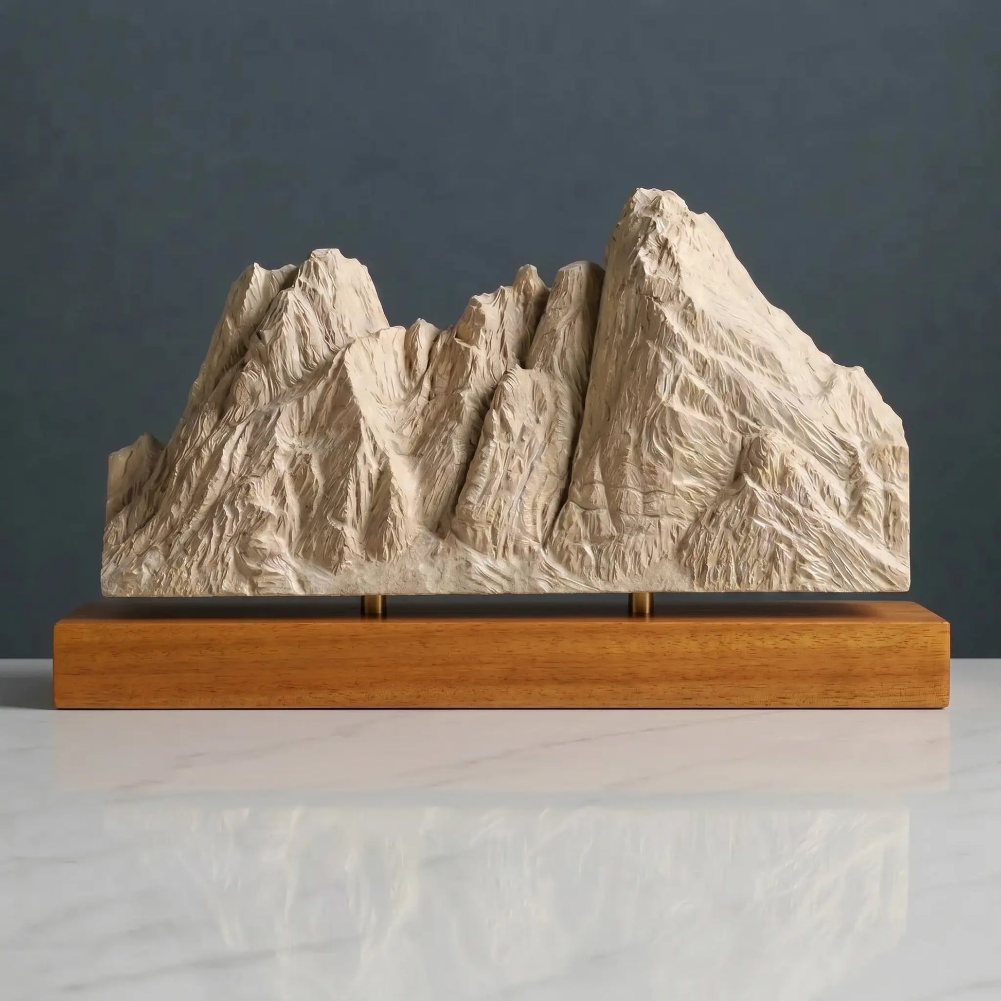 Liberty Bell Mountain Sculpture (View from Washington Pass, Washington) Sculpted Peaks