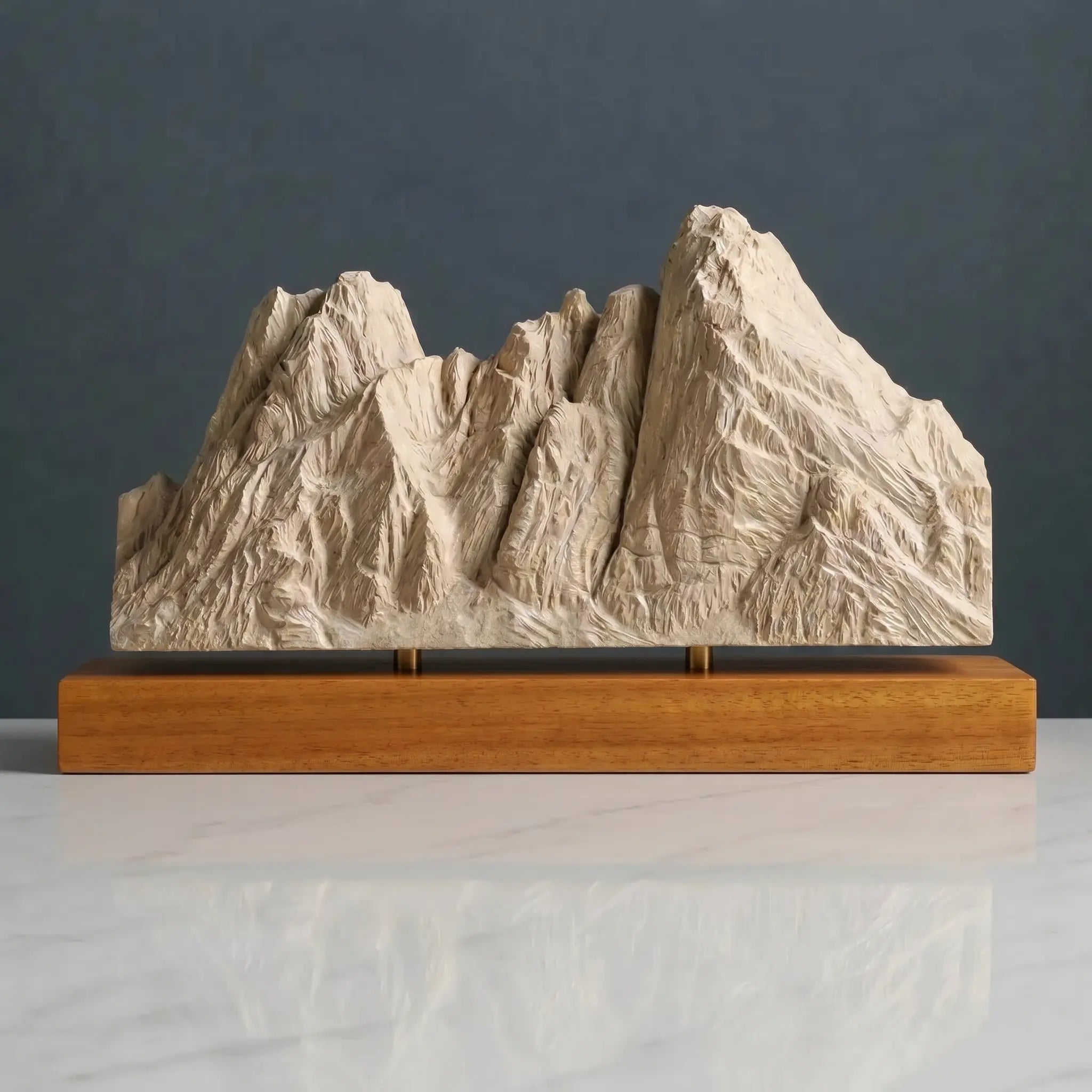 Liberty Bell Mountain Sculpture (View from Washington Pass, Washington) Sculpted Peaks