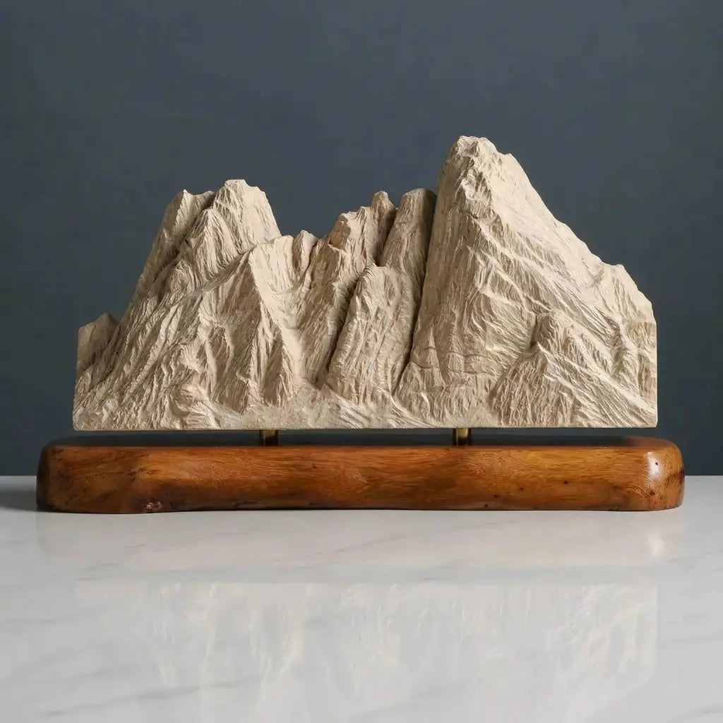 Liberty Bell Mountain Sculpture (View from Washington Pass, Washington) Sculpted Peaks