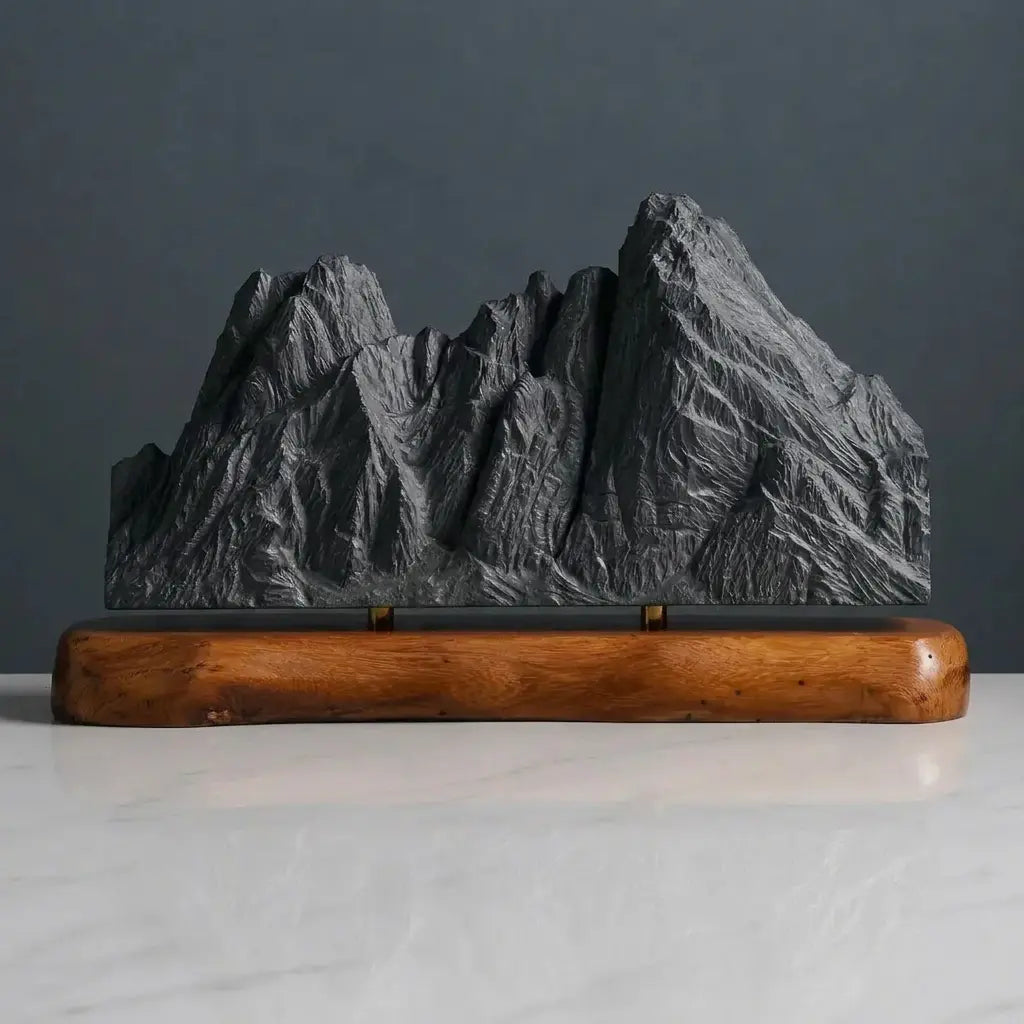 Liberty Bell Mountain Sculpture (View from Washington Pass, Washington) Sculpted Peaks
