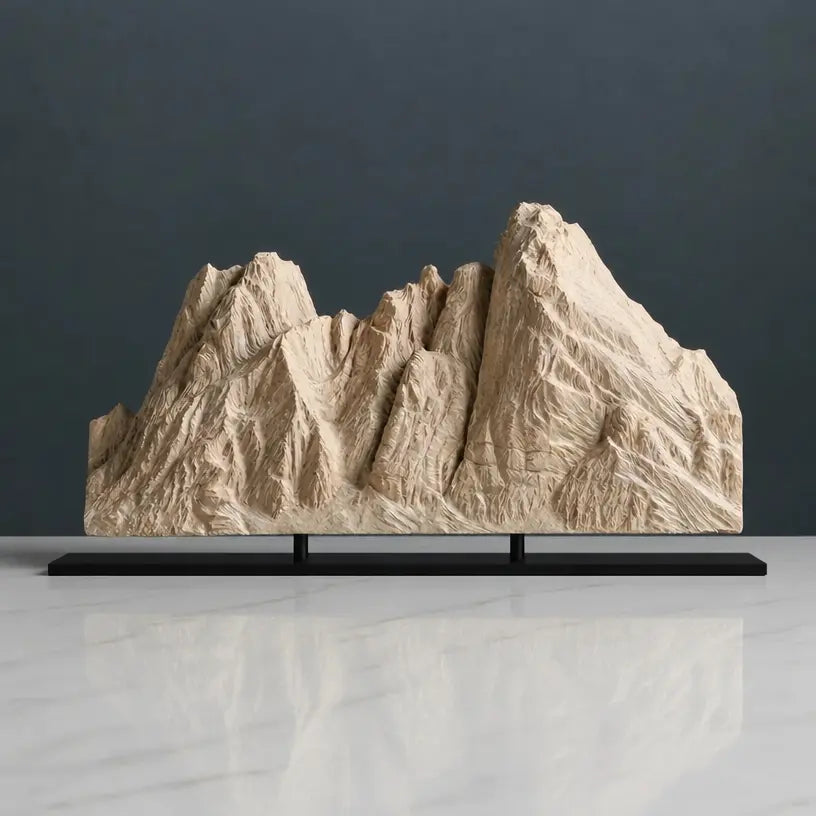 Liberty Bell Mountain Sculpture (View from Washington Pass, Washington) Sculpted Peaks