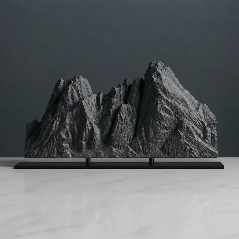 Liberty Bell Mountain Sculpture (View from Washington Pass, Washington) Sculpted Peaks