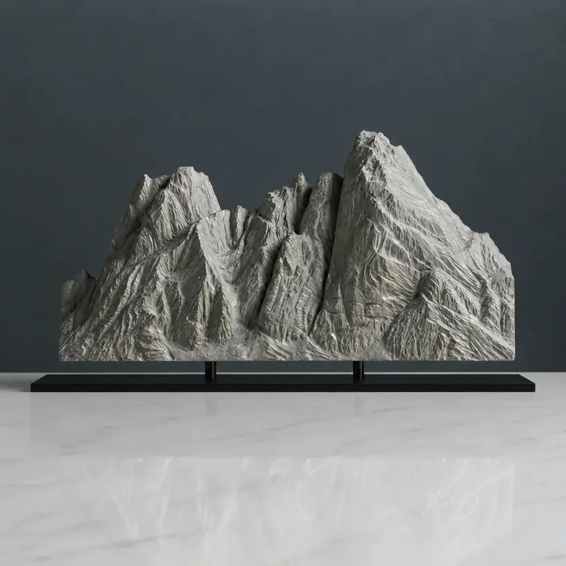 Liberty Bell Mountain Sculpture (View from Washington Pass, Washington) Sculpted Peaks