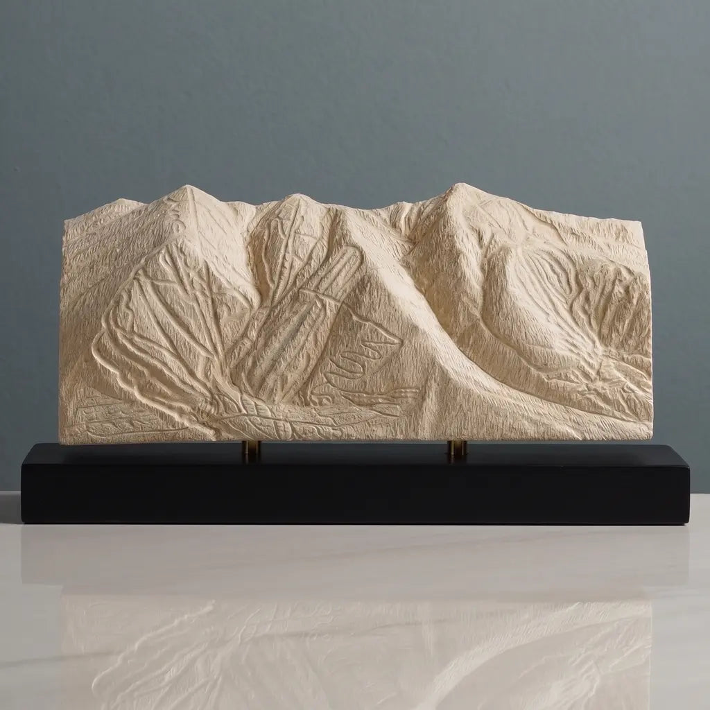 Lincoln Peak & Mount Ellen Sculpture - Sugarbush Ski Resort Sculpted Peaks