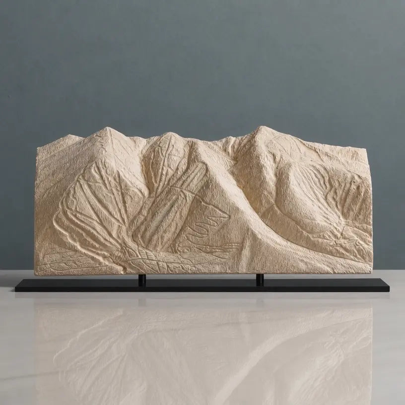 Lincoln Peak & Mount Ellen Sculpture - Sugarbush Ski Resort Sculpted Peaks