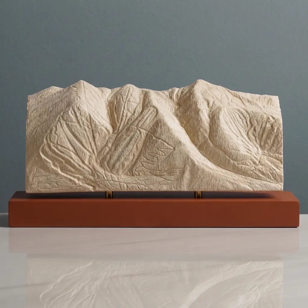 Lincoln Peak & Mount Ellen Sculpture - Sugarbush Ski Resort Sculpted Peaks