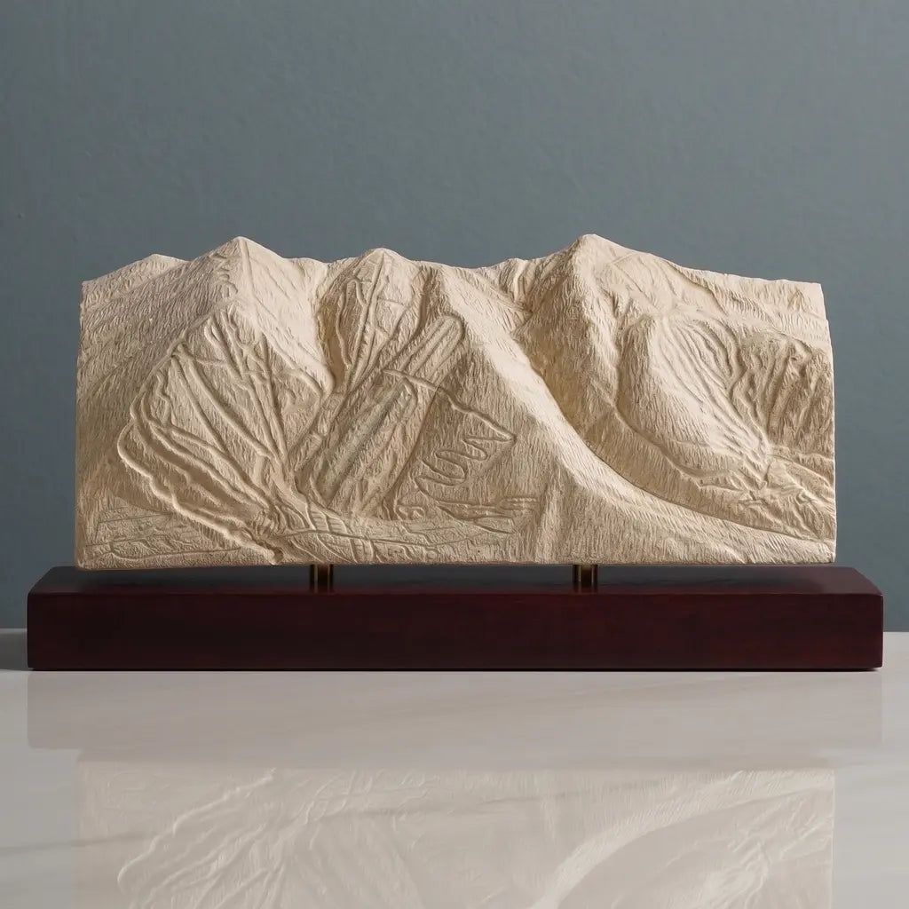 Lincoln Peak & Mount Ellen Sculpture - Sugarbush Ski Resort Sculpted Peaks