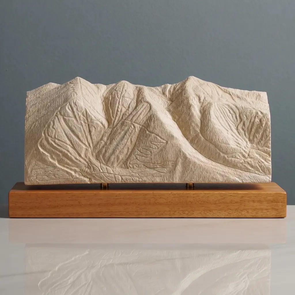 Lincoln Peak & Mount Ellen Sculpture - Sugarbush Ski Resort Sculpted Peaks