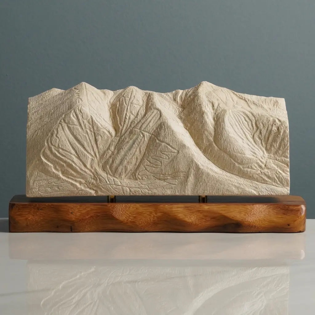 Lincoln Peak & Mount Ellen Sculpture - Sugarbush Ski Resort Sculpted Peaks