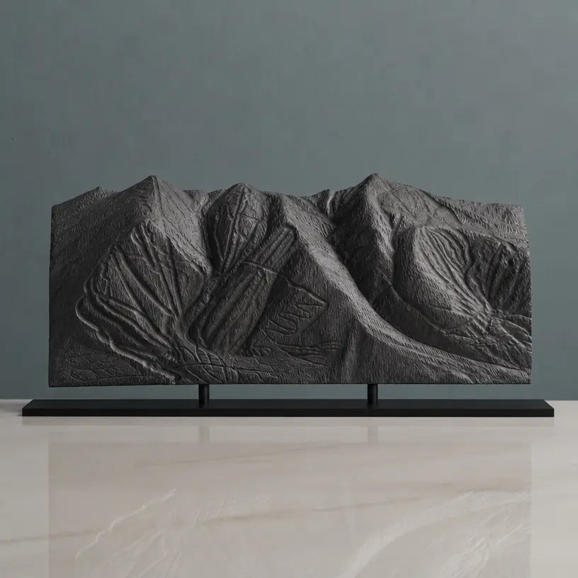 Lincoln Peak & Mount Ellen Sculpture - Sugarbush Ski Resort Sculpted Peaks