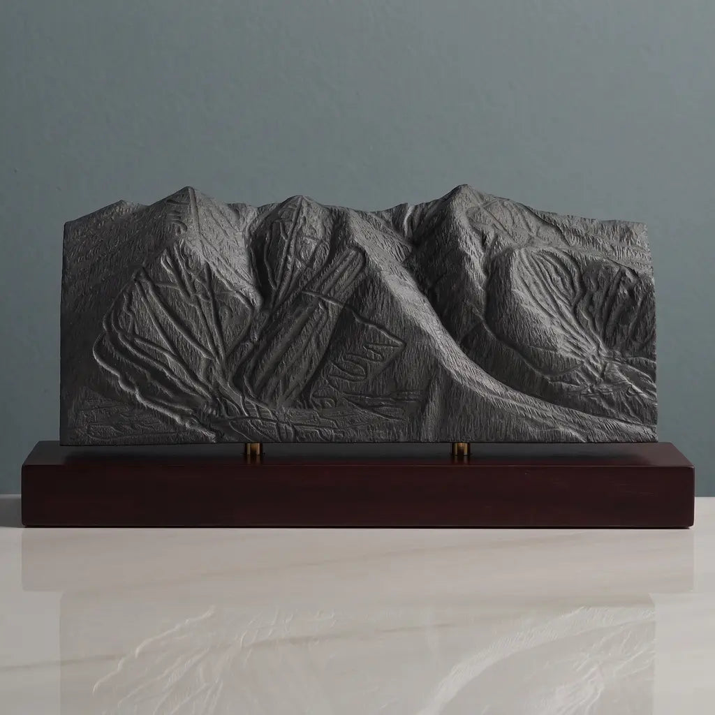 Lincoln Peak & Mount Ellen Sculpture - Sugarbush Ski Resort Sculpted Peaks