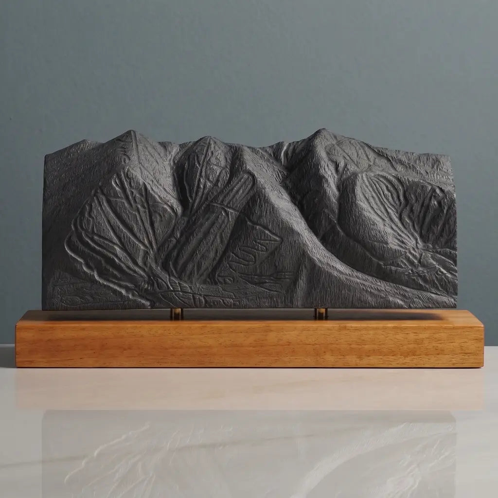 Lincoln Peak & Mount Ellen Sculpture - Sugarbush Ski Resort Sculpted Peaks