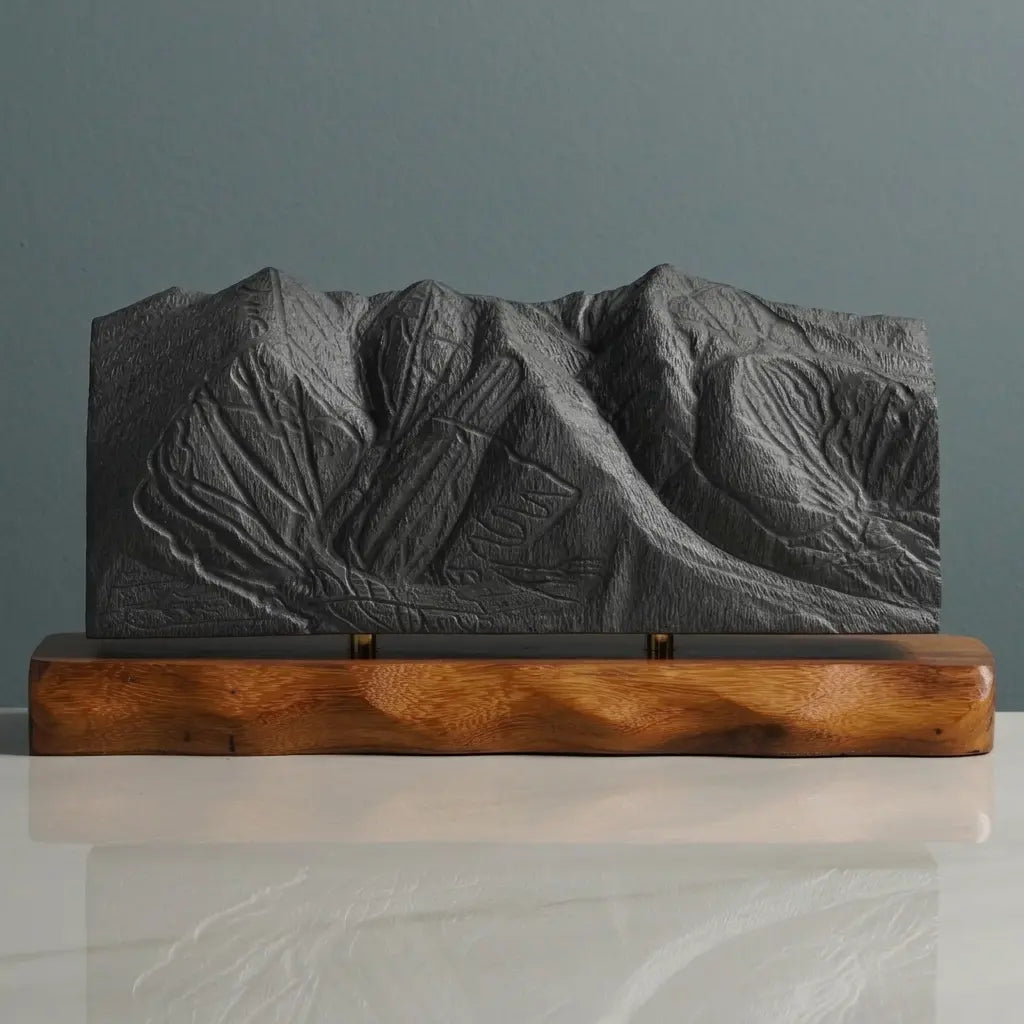Lincoln Peak & Mount Ellen Sculpture - Sugarbush Ski Resort Sculpted Peaks