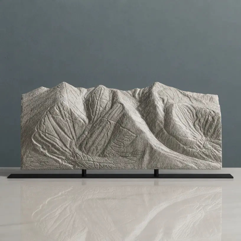 Lincoln Peak & Mount Ellen Sculpture - Sugarbush Ski Resort Sculpted Peaks