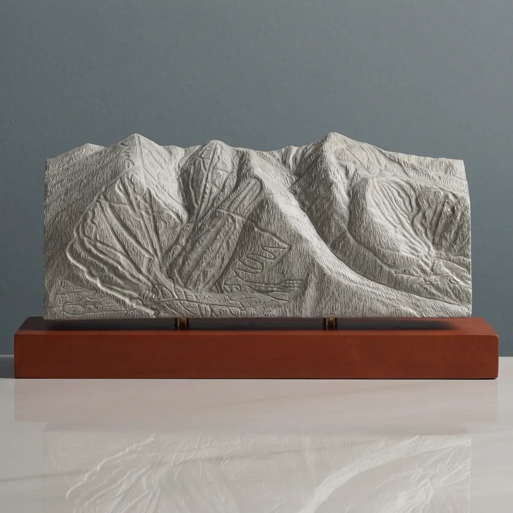 Lincoln Peak & Mount Ellen Sculpture - Sugarbush Ski Resort Sculpted Peaks