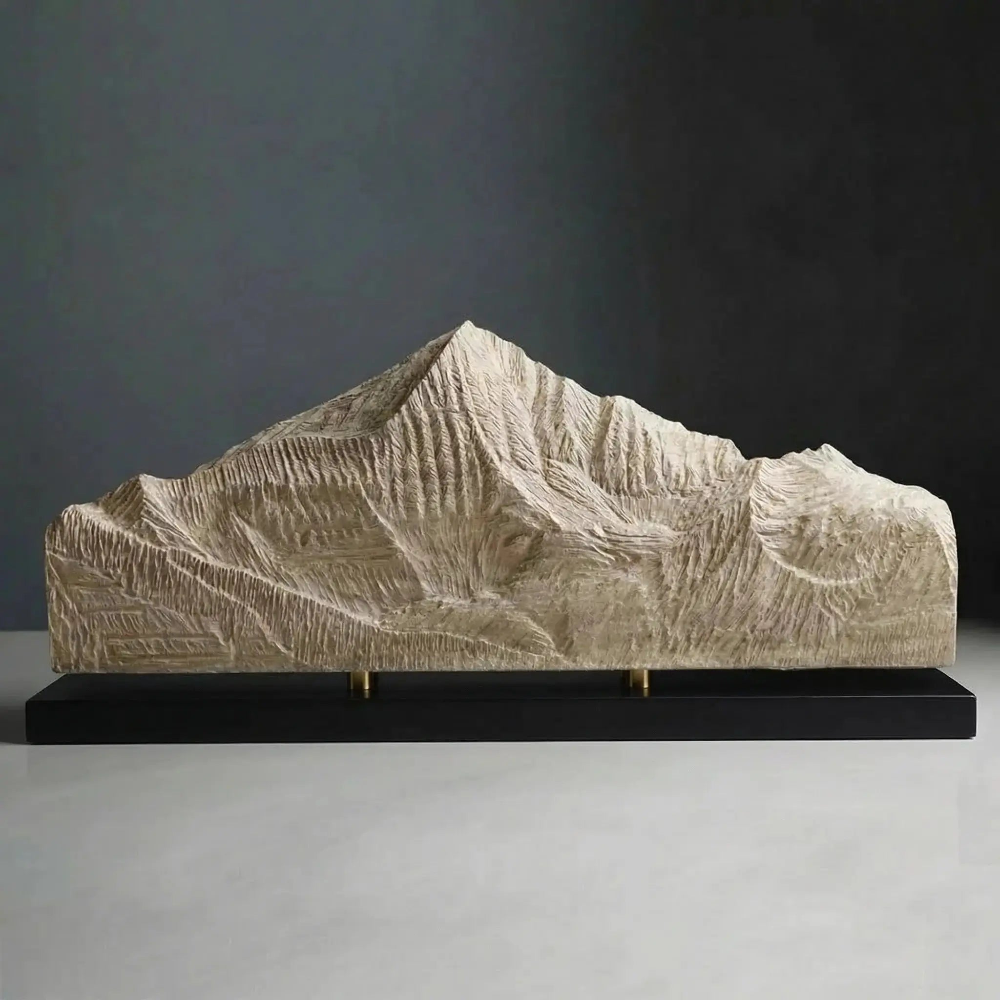 Lone Mountain Sculpture (Big Sky, Montana) Sculpted Peaks