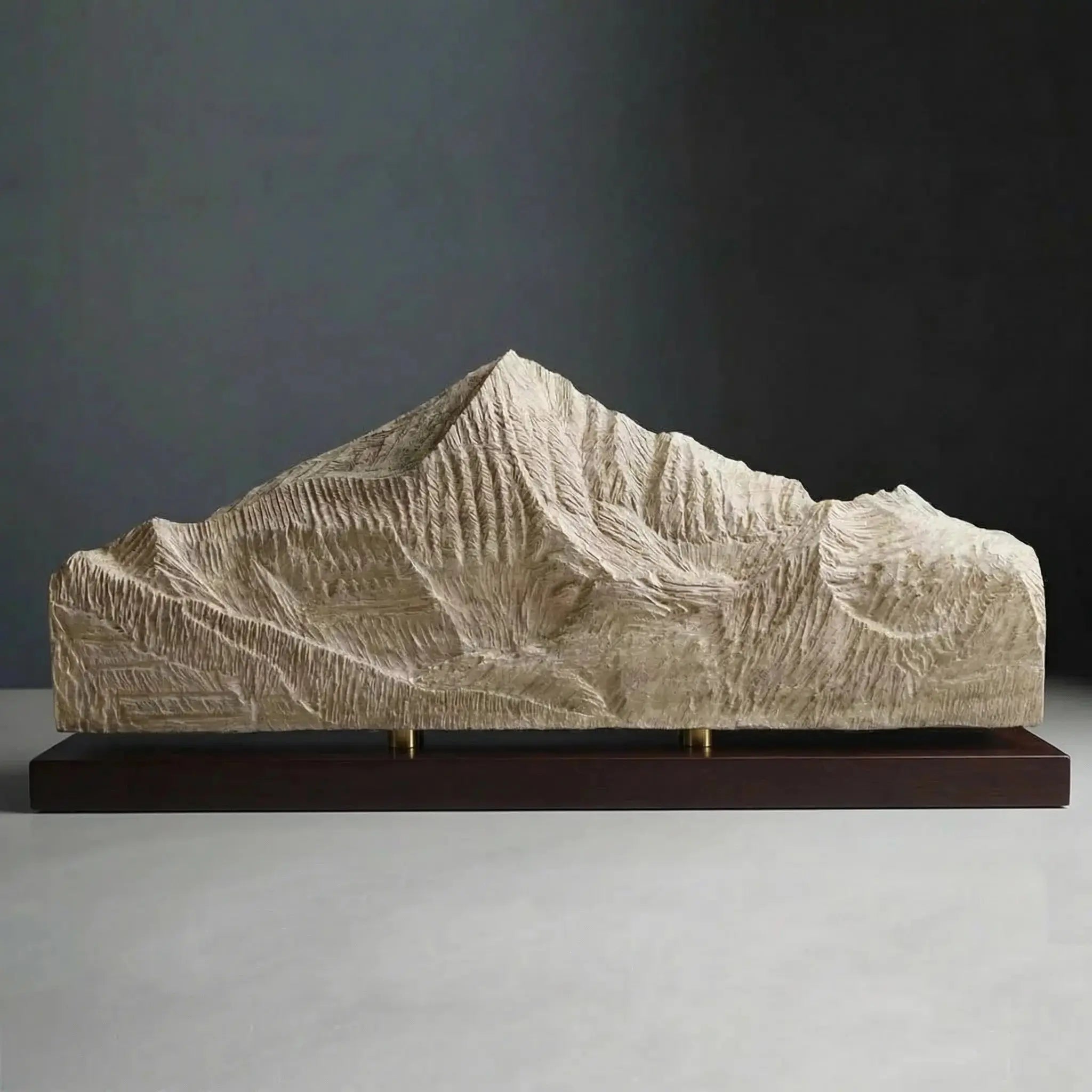 Lone Mountain Sculpture (Big Sky, Montana) Sculpted Peaks