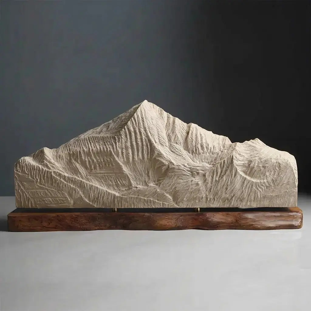Lone Mountain Sculpture (Big Sky, Montana) Sculpted Peaks