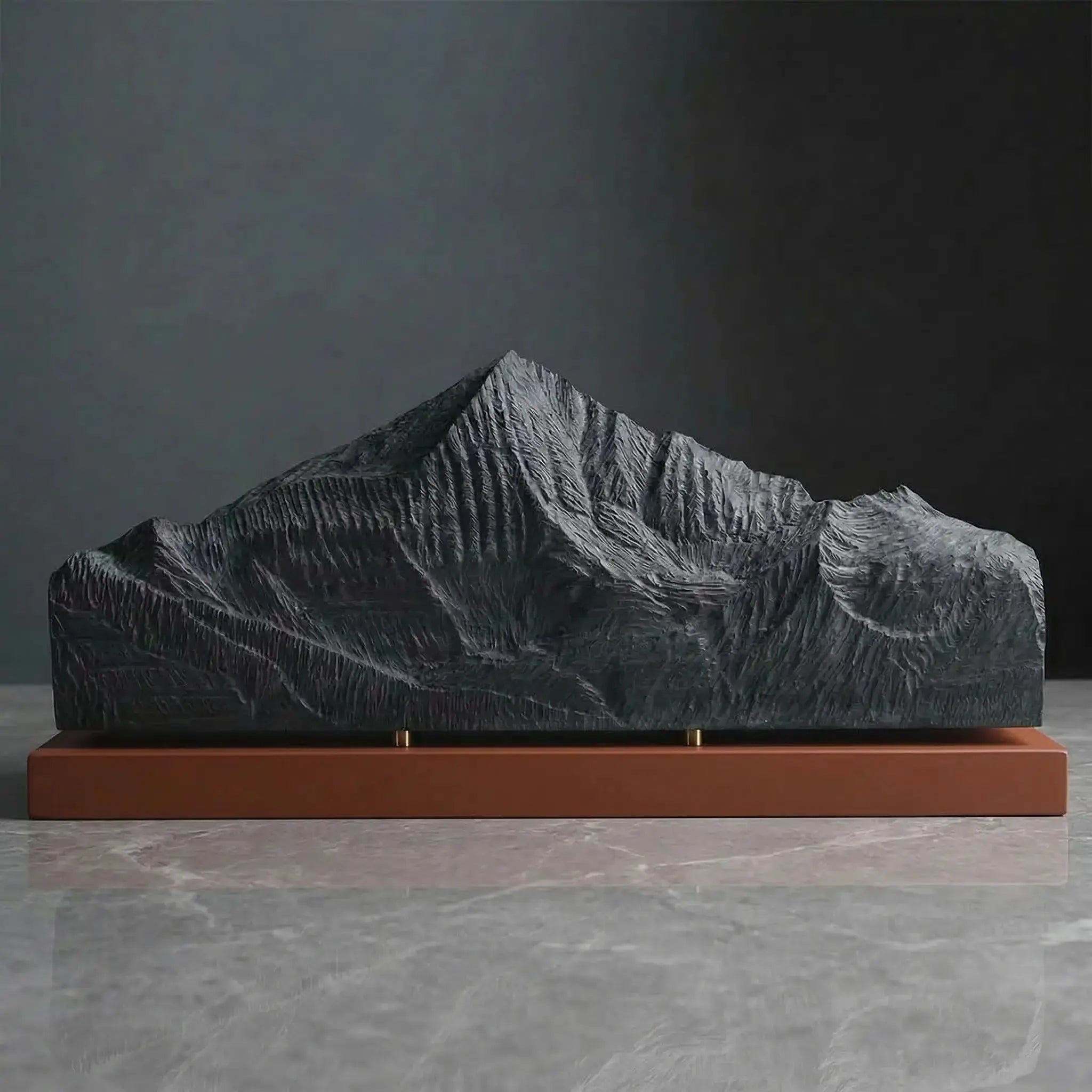 Lone Mountain Sculpture (Big Sky, Montana) Sculpted Peaks