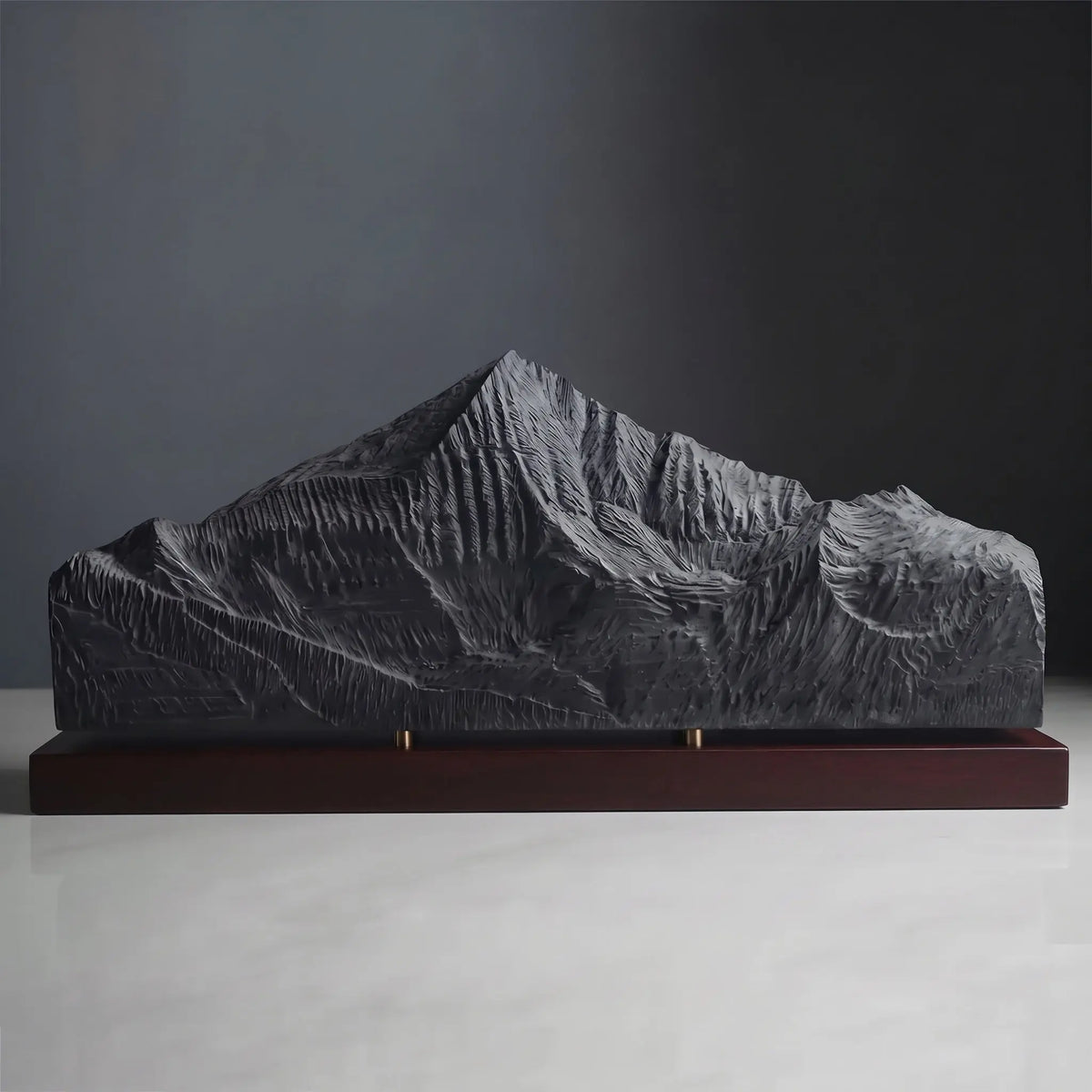 Lone Mountain Sculpture (Big Sky, Montana) Sculpted Peaks