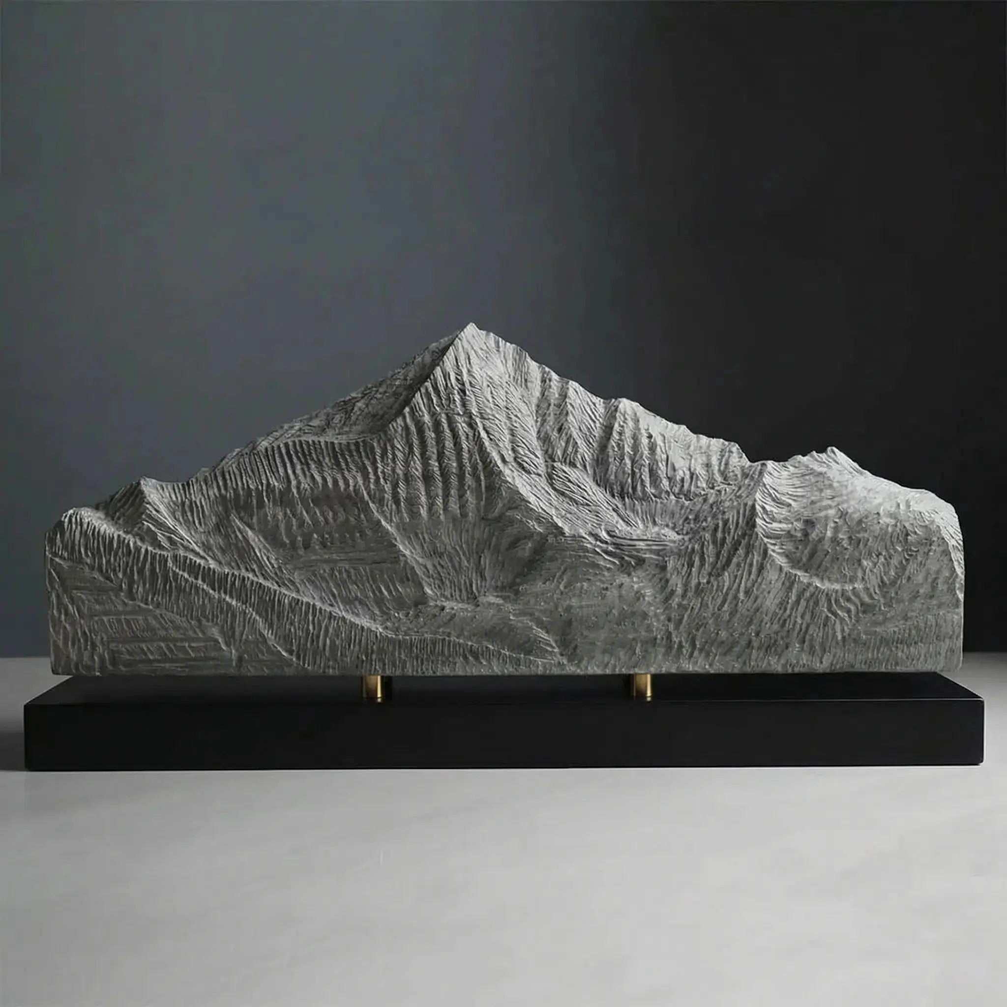Lone Mountain Sculpture (Big Sky, Montana) Sculpted Peaks