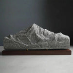 Lone Mountain Sculpture (Big Sky, Montana) Sculpted Peaks