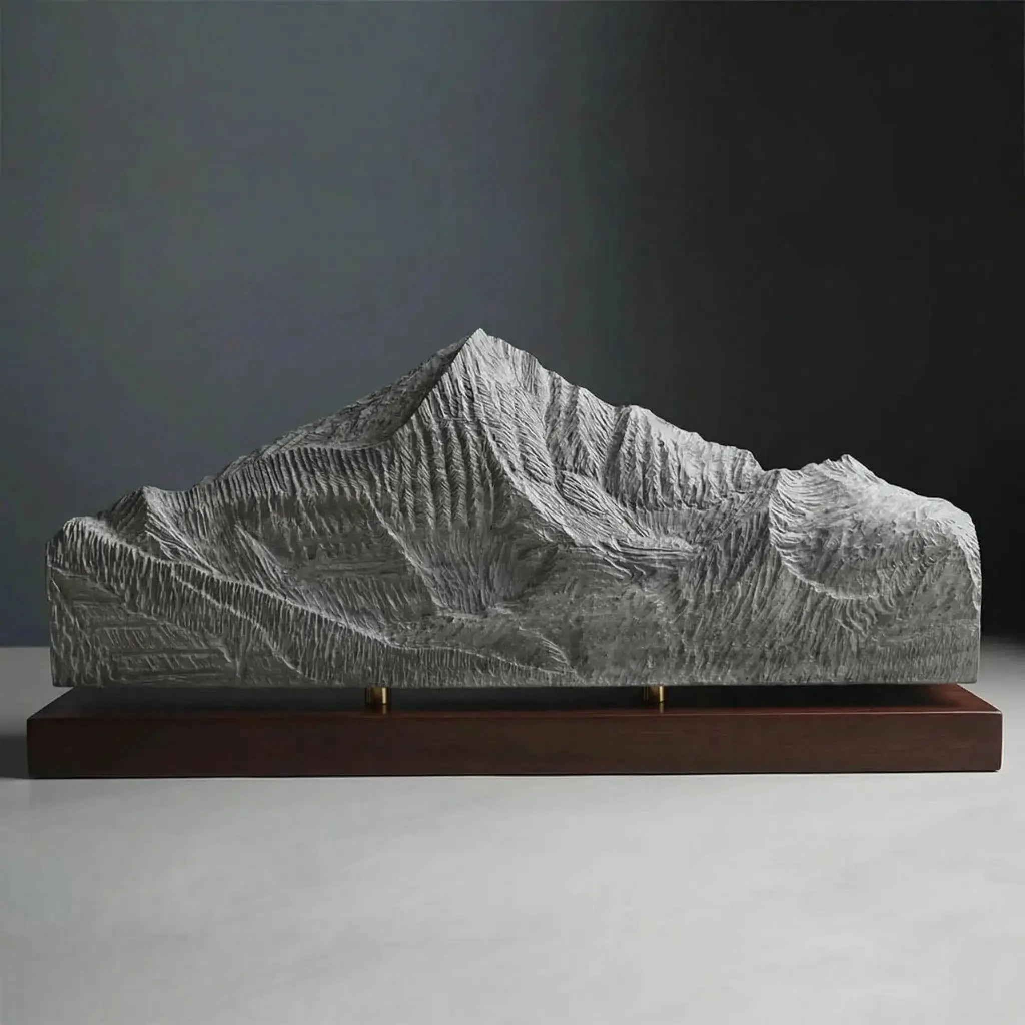 Lone Mountain Sculpture (Big Sky, Montana) Sculpted Peaks