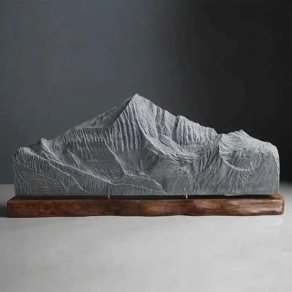 Lone Mountain Sculpture (Big Sky, Montana) Sculpted Peaks