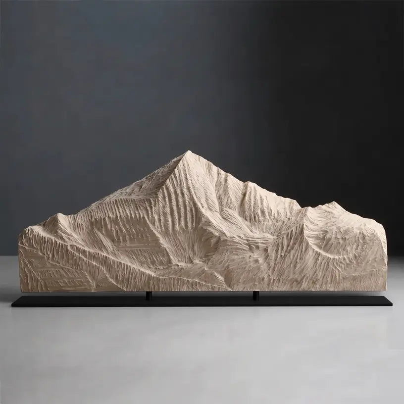 Lone Mountain Sculpture (Big Sky, Montana) Sculpted Peaks