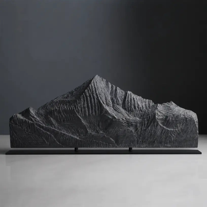 Lone Mountain Sculpture (Big Sky, Montana) Sculpted Peaks