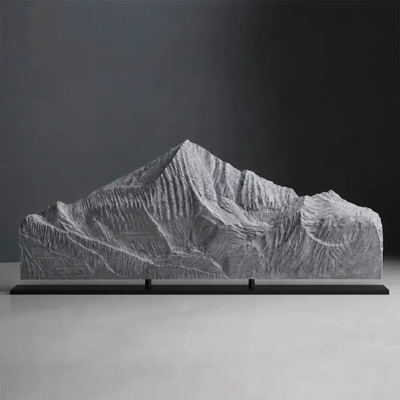 Lone Mountain Sculpture (Big Sky, Montana) Sculpted Peaks