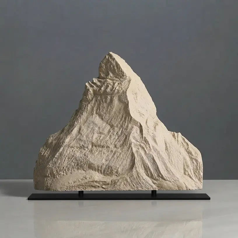 Matterhorn Sculpture (Squared Bottom) Sculpted Peaks
