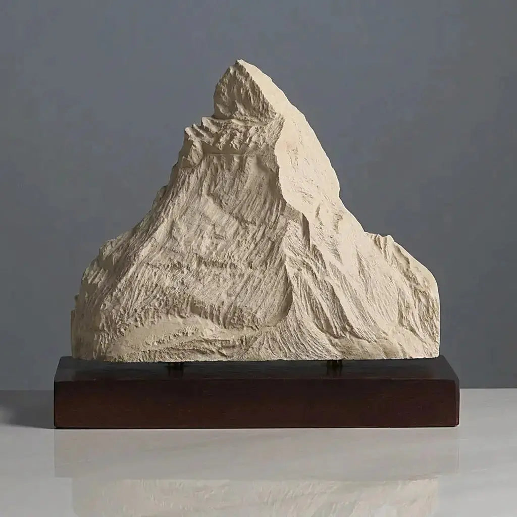 Matterhorn Sculpture (Squared Bottom) Sculpted Peaks