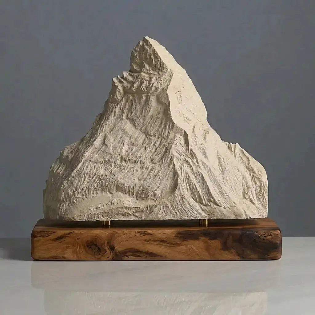 Matterhorn Sculpture (Squared Bottom) Sculpted Peaks