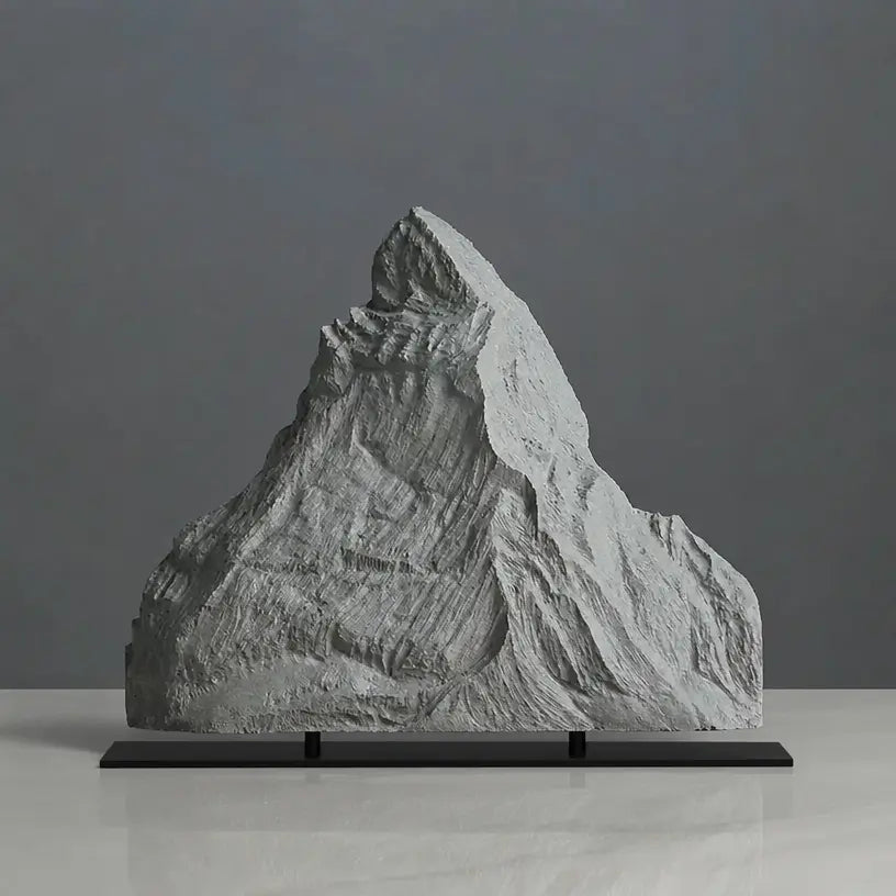 Matterhorn Sculpture (Squared Bottom) Sculpted Peaks
