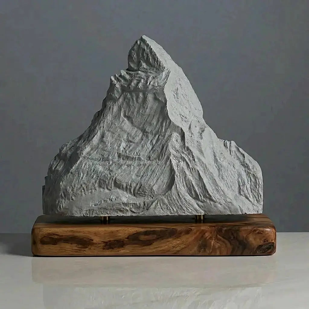 Matterhorn Sculpture (Squared Bottom) Sculpted Peaks