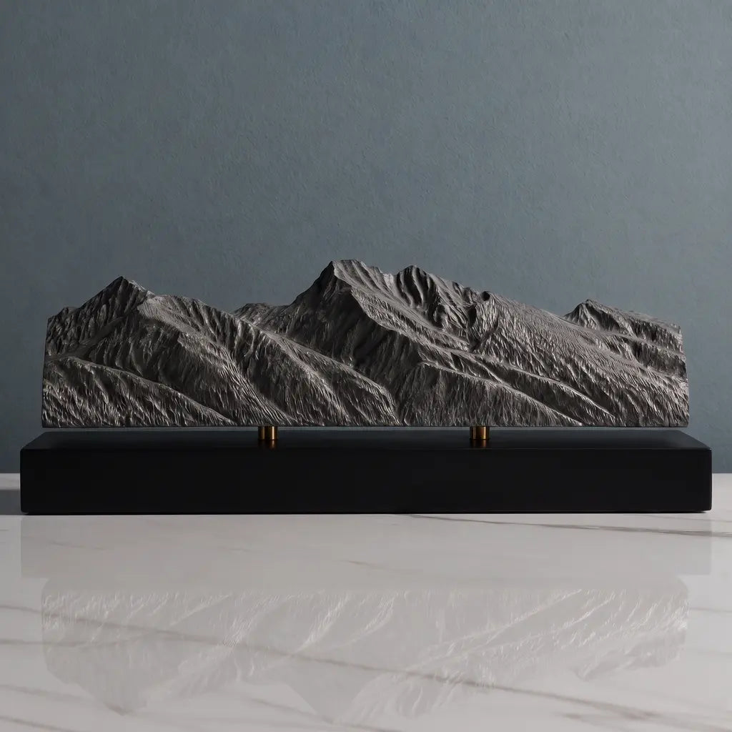 Mission Mountains Sculpture - Ronan Sculpted Peaks